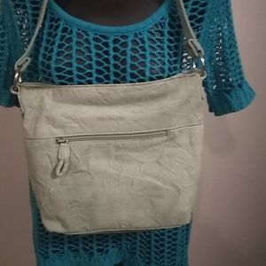 Stone & CO Mint Green Leather Bag